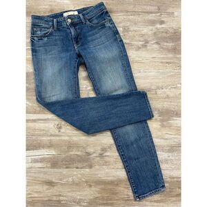 Velvet Skinny Jeans Ankle Cropped Womens Size 24
